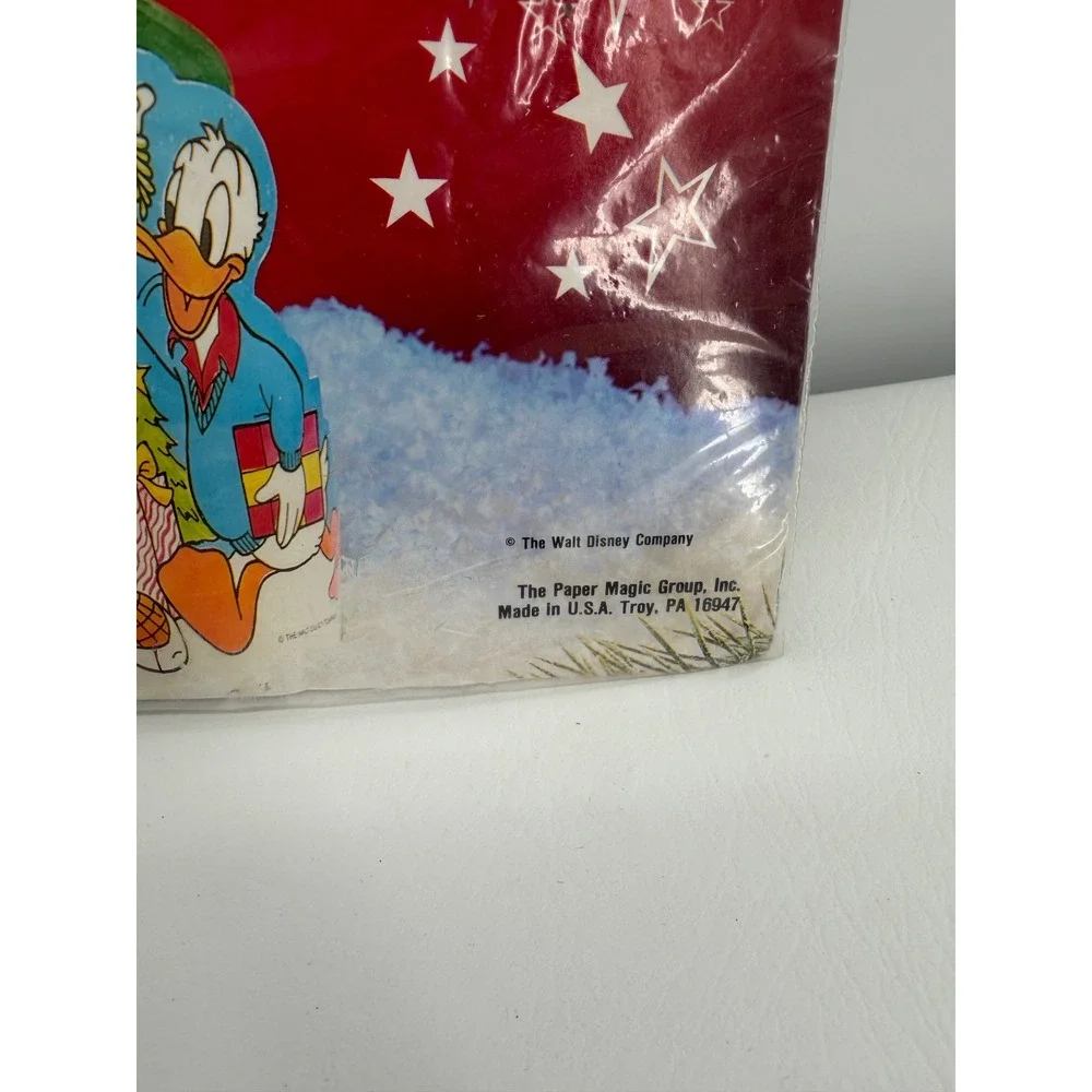 Disney Eureka Mickey Honeycomb Centerpiece Set of 3 Vintage Christmas Decor